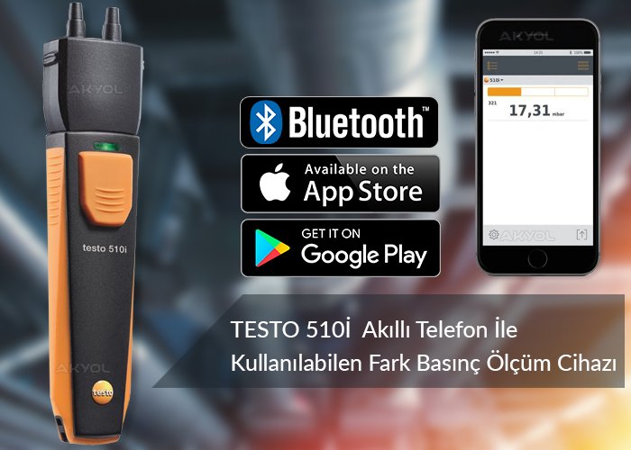 testo 510i fark basınç ölçer