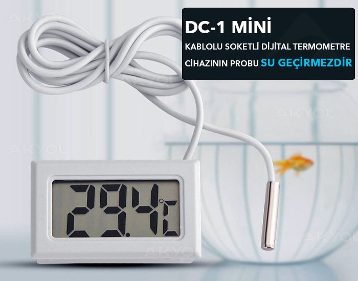 dc-1 mini dijital termometre