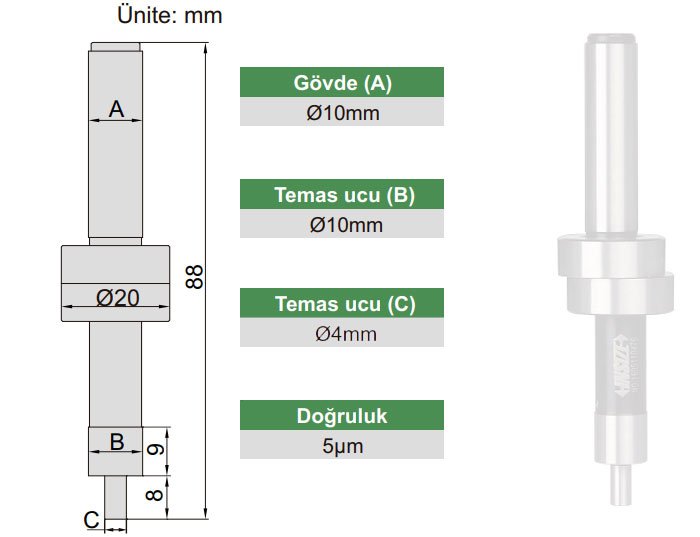 6562-4 sıfırlama probu