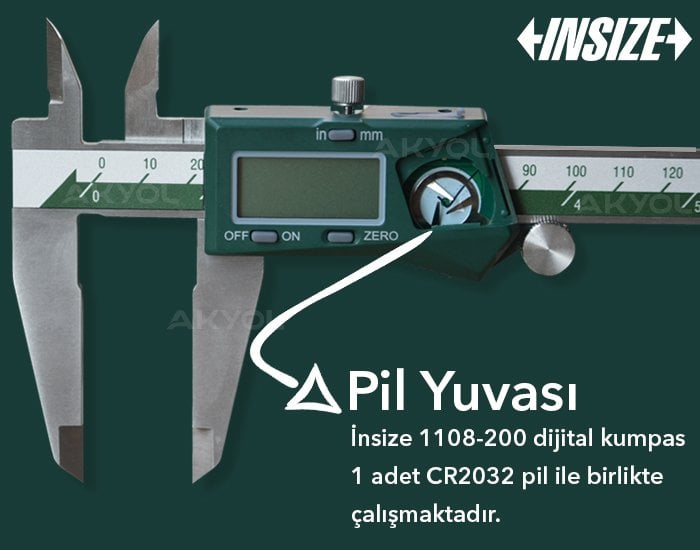 insize 1108-200 20 cm kumpas