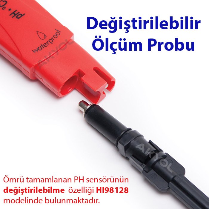 98128 ph ve sıcaklık ölçer