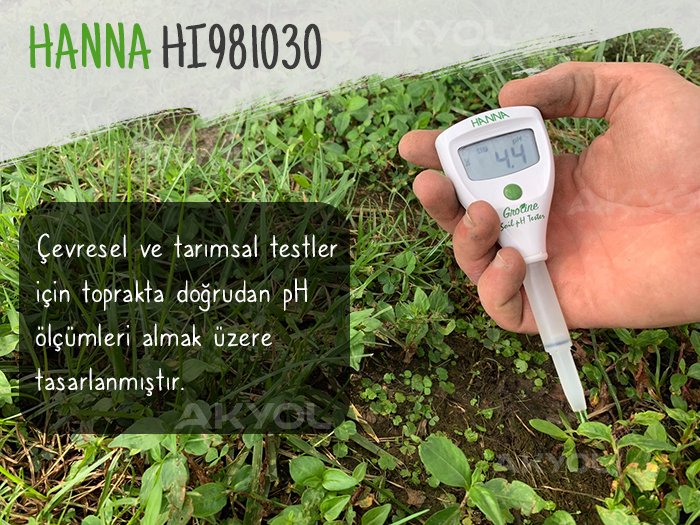 toprak ph test cihazı