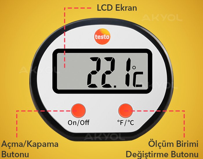 testo saplamalı termometre