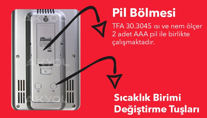 tfa 30.3045 iç ortam sıcaklık ölçer