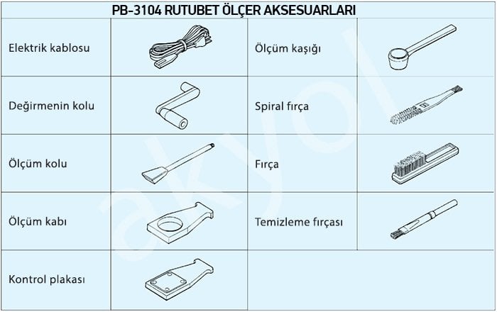 pb-3104 hububat nem ölçer